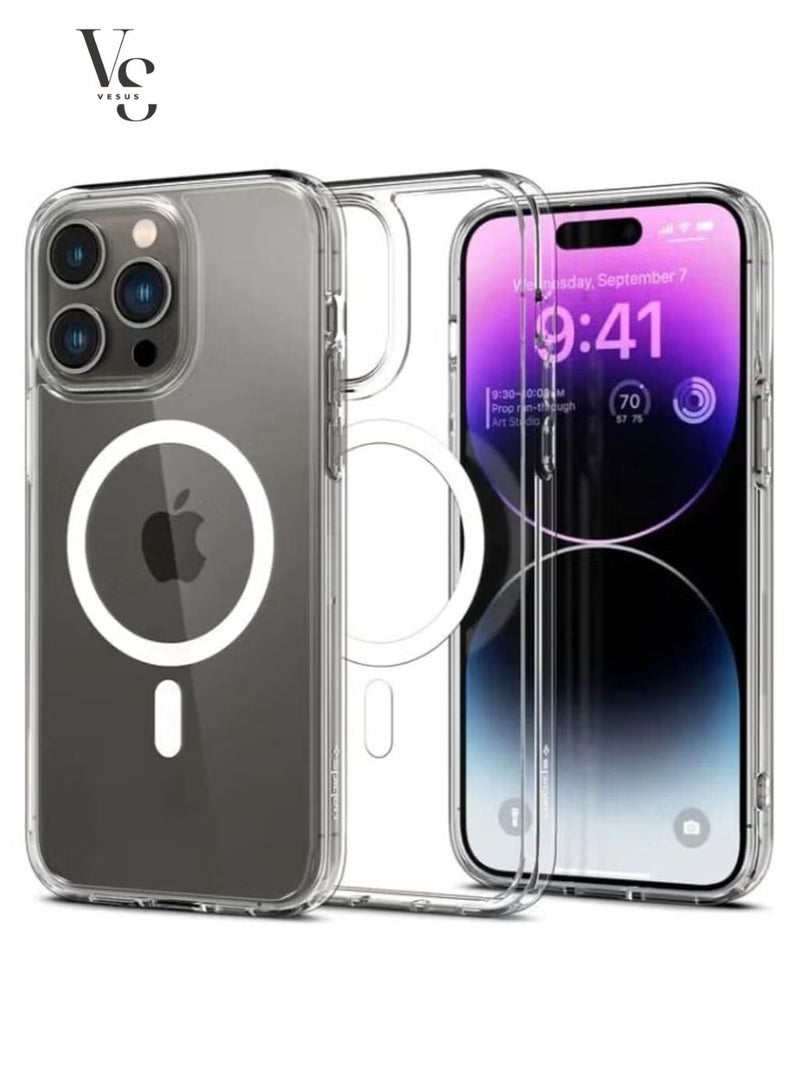 vesus Protective Case Cover With Magsafe for Apple iPhone 14 Pro Max Clear  - Image 1