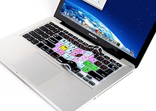 XSKN Final Cut Pro X Keyboard Cover Silicone Skin Protector for Macbook Pro 13 15 17 Inch (US / European ISO Keyboard) - Image 4