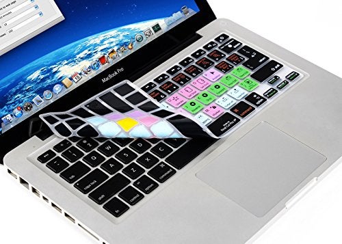 XSKN Final Cut Pro X Keyboard Cover Silicone Skin Protector for Macbook Pro 13 15 17 Inch (US / European ISO Keyboard) - Image 3