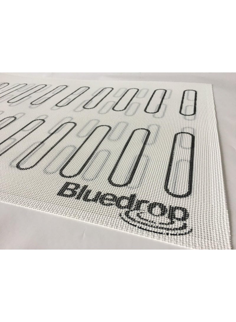 BLUE DROP Bluedrop Eclair Baking Sheets Perforated Silicone Baking Mats For Bread Cookies Open Mesh Non Stick Oven Liner - Image 3