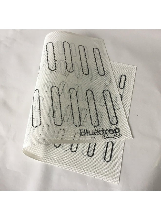 BLUE DROP Bluedrop Eclair Baking Sheets Perforated Silicone Baking Mats For Bread Cookies Open Mesh Non Stick Oven Liner - Image 2