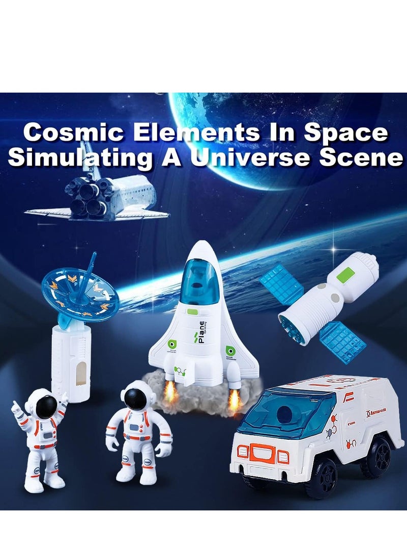 Railcar,Space Orbit Set,Exciting Toy for Boys and Girls,The to Stimulate Imagination and Have Fun with Spaceships  - Image 4