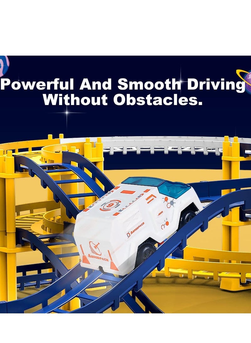 Railcar,Space Orbit Set,Exciting Toy for Boys and Girls,The to Stimulate Imagination and Have Fun with Spaceships  - Image 3