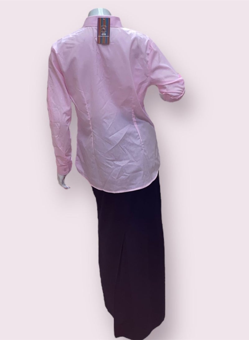 My school Pink full collar shirt from my school  - Image 2