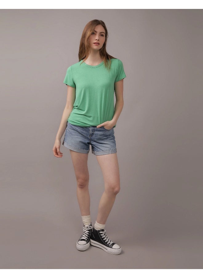 امريكان ايجل Crew Neck Half Sleeve Top  - Image 1