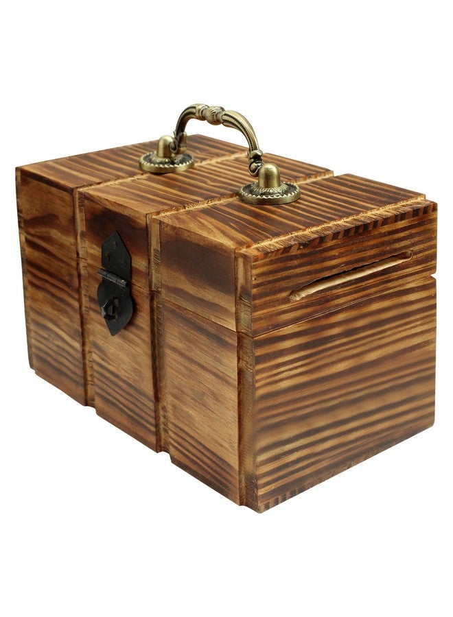 ITOS365 Wooden Antique Money Bank - Coin Saving Box - Piggy Bank - Gifts For Kids, Girls, Boys & Adults, Antique - Image 2