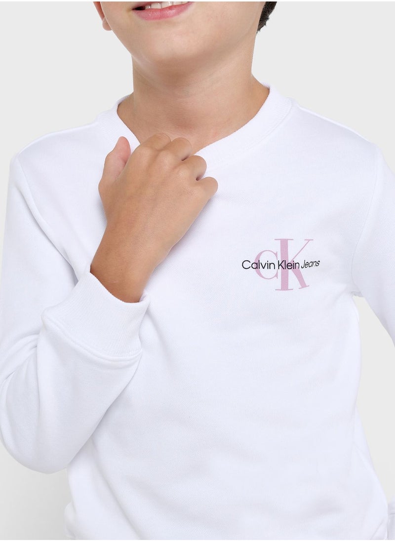 Calvin Klein Jeans - Logo Crew Neck Sweatshirt - Image 1
