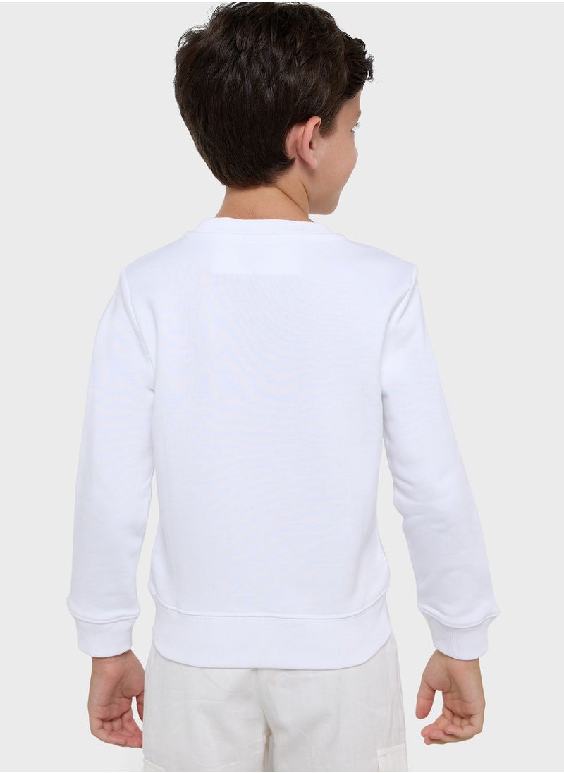 Calvin Klein Jeans - Logo Crew Neck Sweatshirt - Image 1