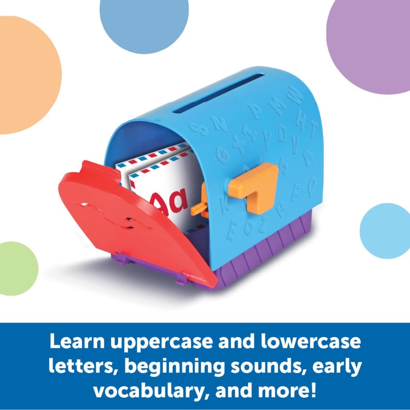 Learning Resources Alphabet Learning Mailbox - Montessori Toddler Toys, ABC Letter Tracing, Writing Practice, Manipulatives for Preschoolers, Gifts for Boys and Girls, Pretend Play, Fine Motor - Image 2