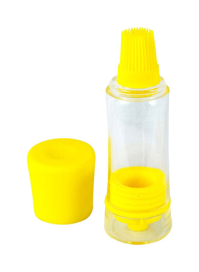 NIBEMINENT Silicone Oil Bottle Brush Yellow/Clear - Image 1