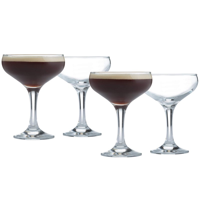 Ravenhead Ravenhead Entertain Collection  Cocktail Saucer Glasses Set of 4 
