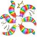 Cevioce Easter Basket Stuffers for Kids 6PCS Slug Fidget Toys Bulk Easter Gifts for Boy Girl Toddler 3 Sensory Figette Worm for Adults Stress Relief for Autism ADHD Autistic Travel Toys B - Image 2