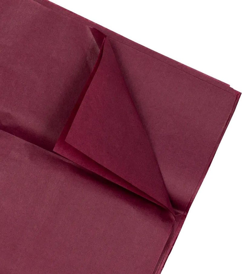 JAM Paper Tissue Paper - Burgundy - 50 Sheets/Pack - Image 2