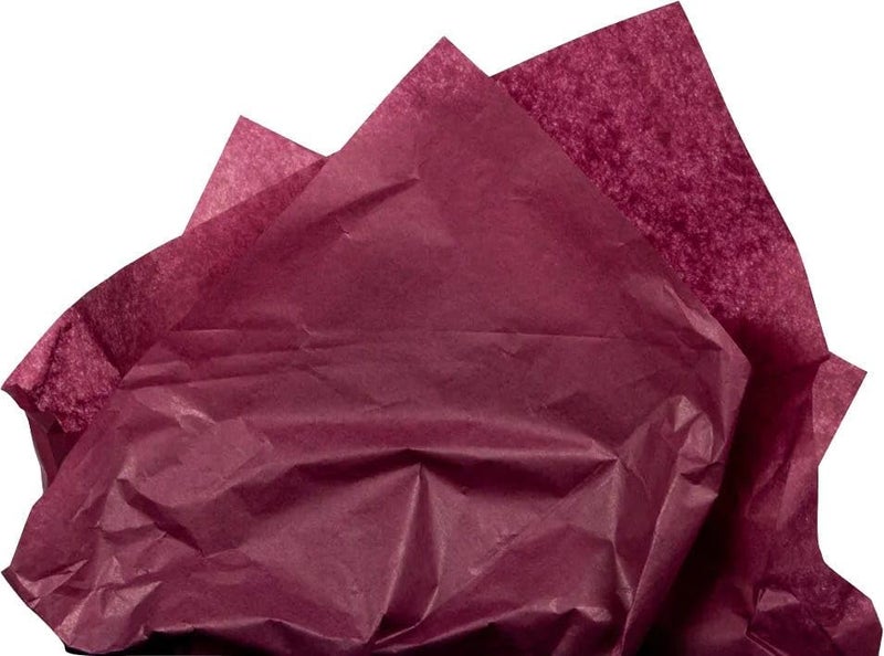 JAM Paper Tissue Paper - Burgundy - 50 Sheets/Pack - Image 1