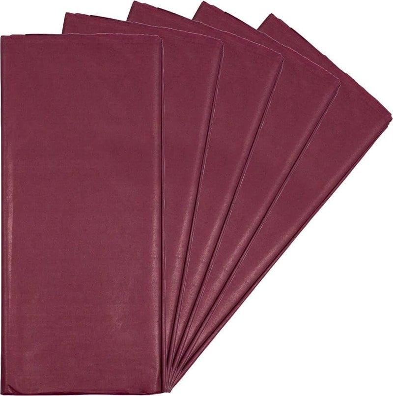JAM Paper Tissue Paper - Burgundy - 50 Sheets/Pack - Image 3