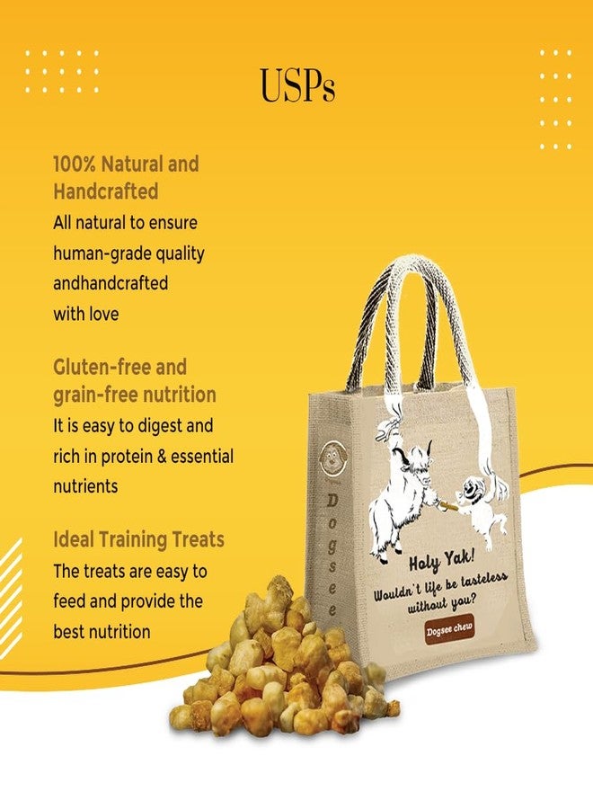 Dogsee Chew Mini Pops for Dogs & Puppies - 500g (Jute Bag) | Dental Treats | High Protein | Low Fat | Helps Fight Plaque & Tartar | Weight Management - Image 3