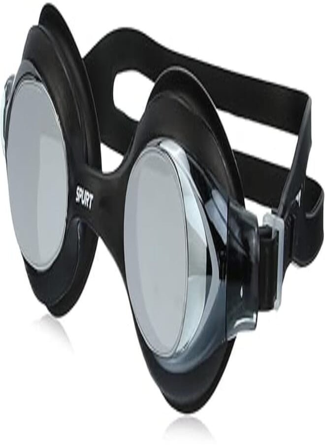 Spurt - SPURT Swimming Goggles with Silver Lenses SIL60AFM Black - Image 1