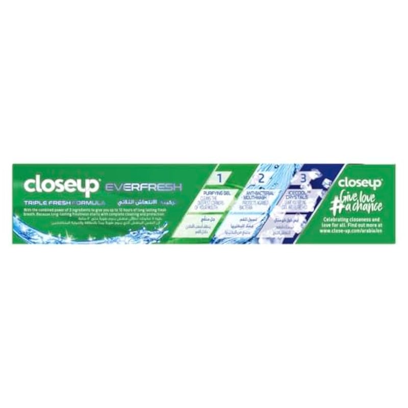Close Up Ever Fresh for 12H Fresh Breath Menthol Toothpaste 100ml - Image 5