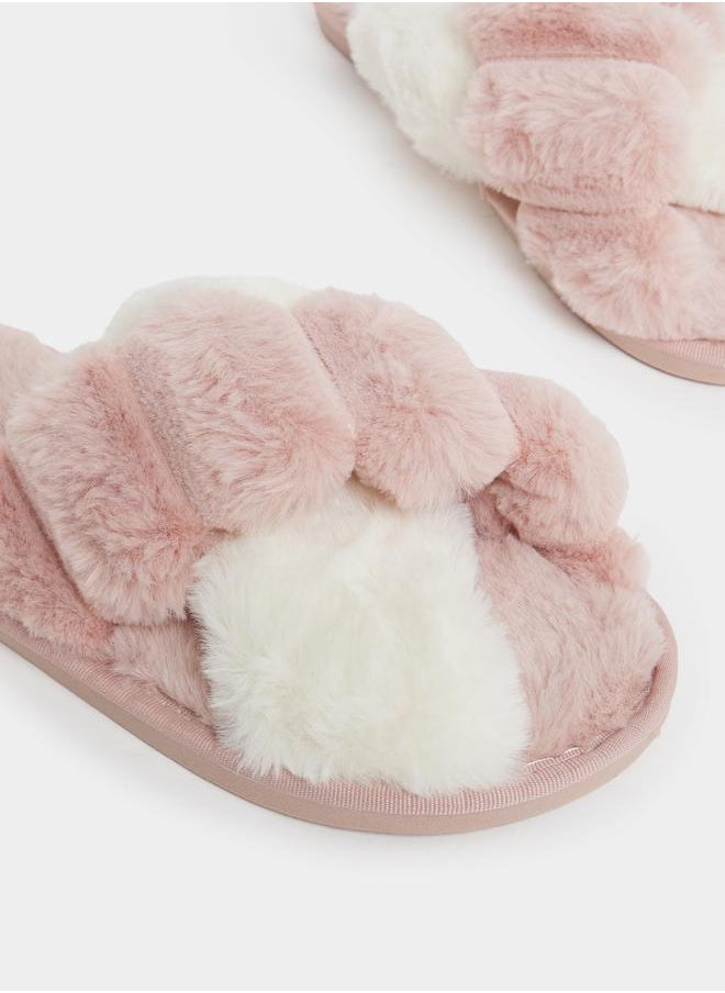 Styli Cross Strap Bedroom Slippers  - Image 3