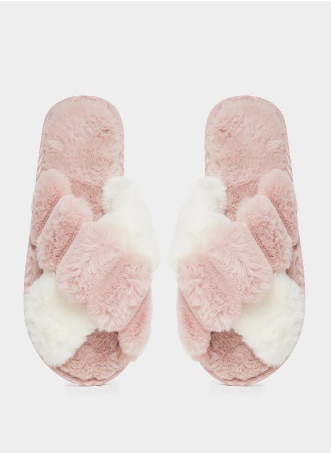 Styli Cross Strap Bedroom Slippers  - Image 5