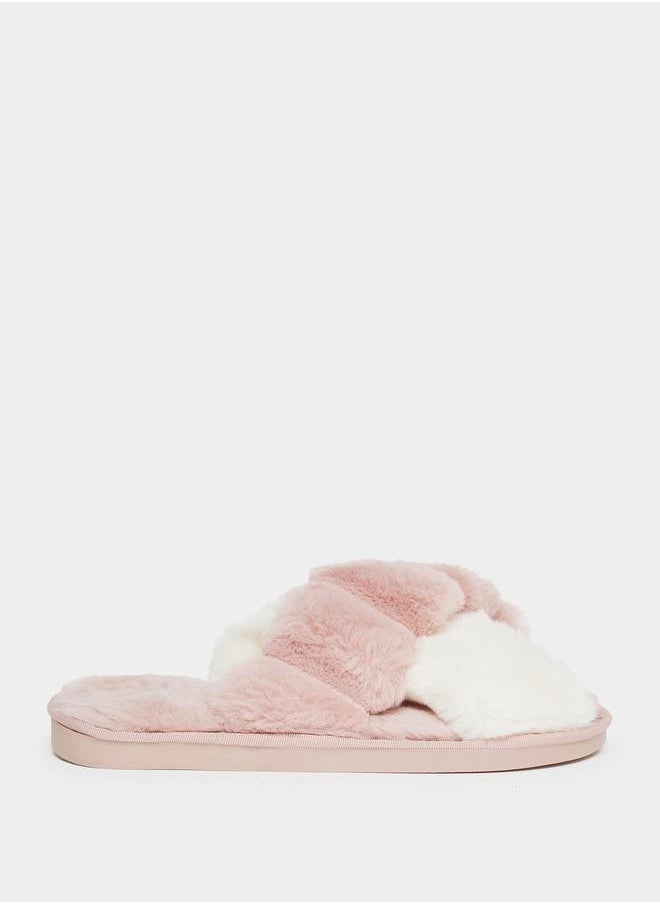 Styli Cross Strap Bedroom Slippers  - Image 1