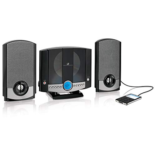 GPX HM3817DTBK Home Music System with Remote and AM/FM Radio Black - Image 2