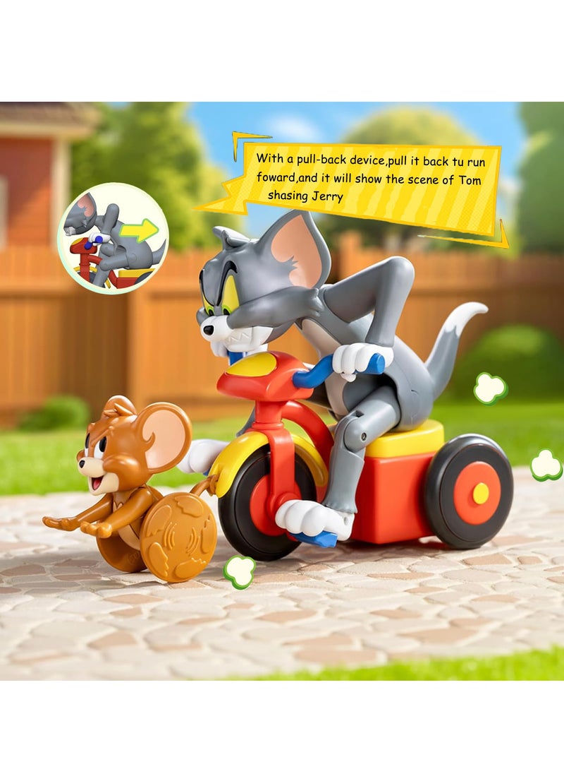 Generic - Tom and Jerry - Unlucky Tom series blind box, wind-up toy, collectible figure model, dynamic decorative ornaments, children's gift, desktop decoration figure model, a perfect gift for players who love figure collection (random one) - Image 1
