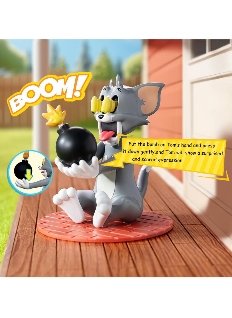 Generic - Tom and Jerry - Unlucky Tom series blind box, wind-up toy, collectible figure model, dynamic decorative ornaments, children's gift, desktop decoration figure model, a perfect gift for players who love figure collection (random one) - Image 1