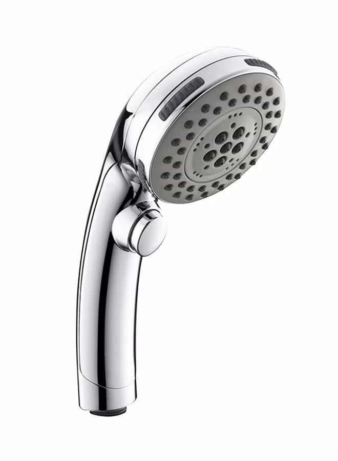 Shower Head - High Pressure Shower Heads 5 Spray Modes, Power Shower Head with One-Click Water Stop Button, Water Saving Shower Head for Adults Children (Silver) - Image 1