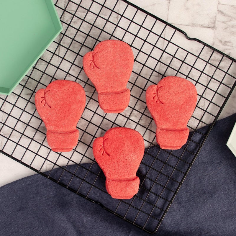 Bakerlogy Boxing Glove (Back View) cookie cutter  1 piece - Bakerlogy  - Image 2