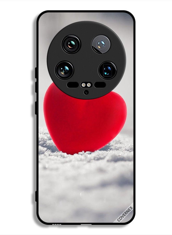 Covernex غطاء حماية Xiaomi 14 Ultra بقلب أحمر جميل - Image 1