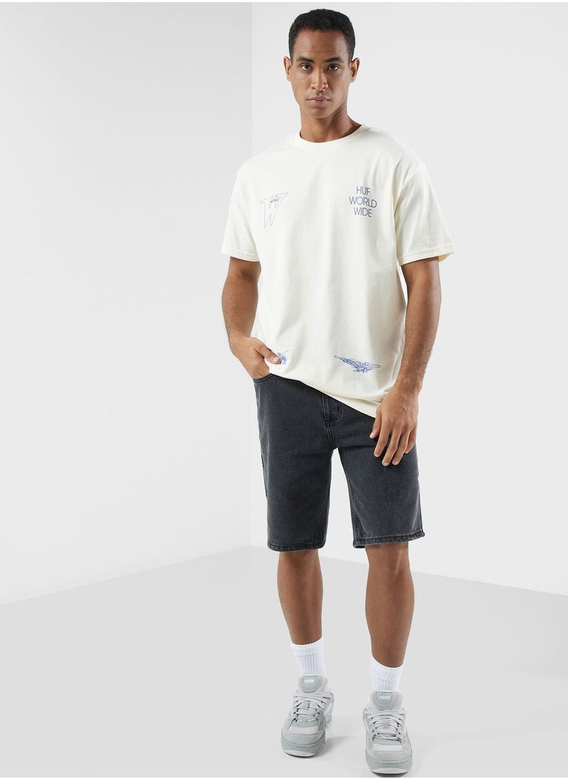 HUF - Gundam Wing Heads Tee - Image 1