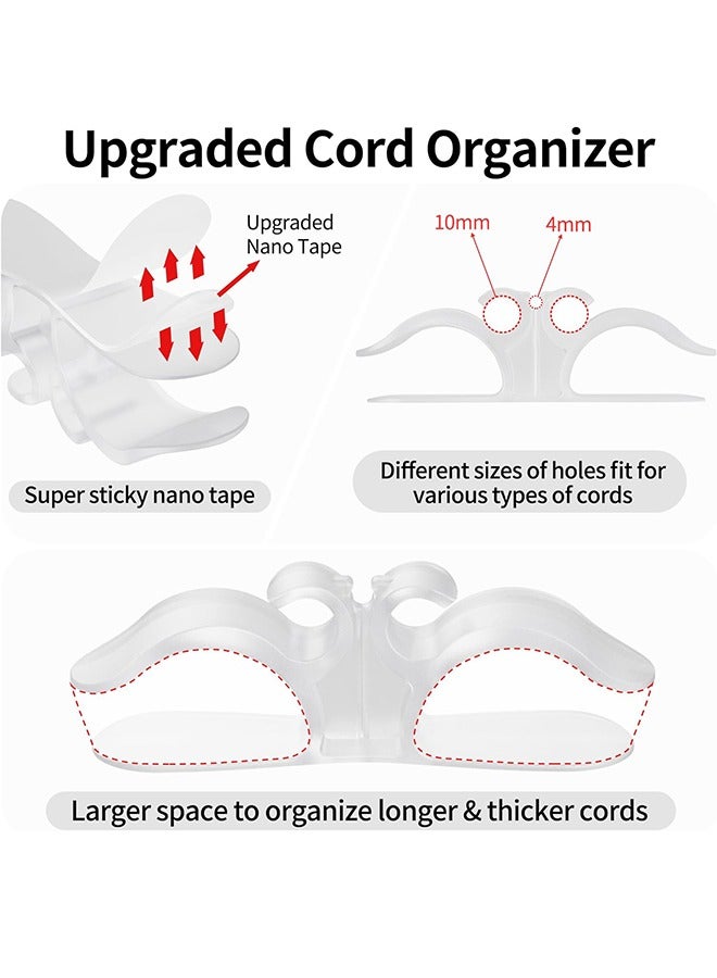 Arabest 2 Pcs Clear Cord Organizer, Kitchen Appliance Cord Wrappers, for Home Appliance Useful Kitchen Gadgets  - Image 3