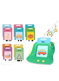 Y&D Small Dinosaur Early Education Machine Card Machine Children's Educational Toy Enlightenment Card Learning Machine English&Arabic  - Image 1