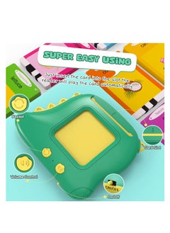 Y&D Small Dinosaur Early Education Machine Card Machine Children's Educational Toy Enlightenment Card Learning Machine English&Arabic  - Image 3