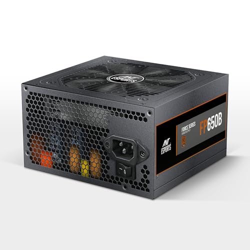 Ant Esports FP650B 80 Plus Bronze Certified Non Modular Gaming Power Supply/PSU with Active PFC, Flat Black Cables and Silent Fan - Image 2
