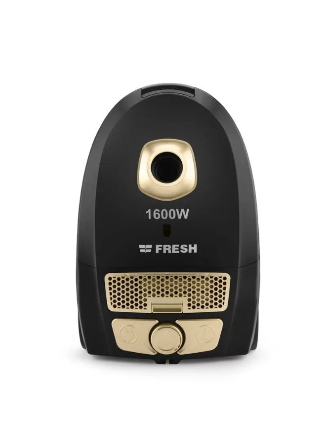Fresh Faster Fresh Vacuum Cleaner, 1600 Watts - 3.5 Liters - Black Gold - Image 1