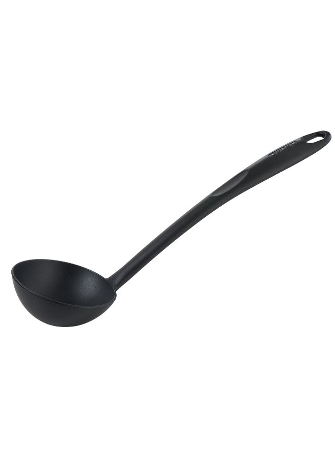 TEFAL Bienvenue Ladle | Kitcken Tool | High-Heat Resistance | Scratch-Free for Cookware | Dishwasher-Safe | Black | Plastic | Made in France | 2 Years Warranty | 2744312 Black - Image 2