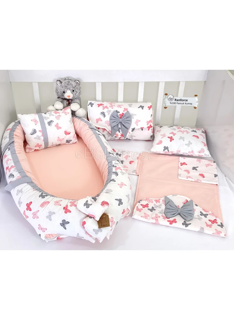 Ebabynest Kelebek Series Powder Babynest Set with Opening Bottom