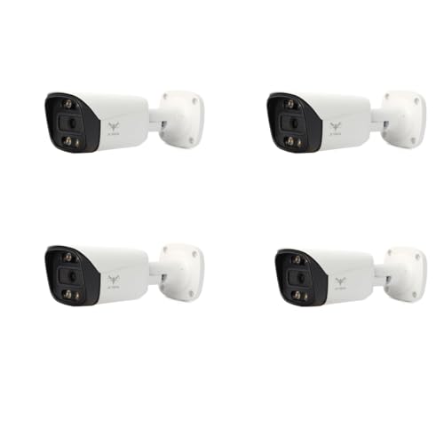 JK Vision 5MP 4 Bullet IP Camera Combo with 4 LED, Night Vision, Built in Audio, 30M Range, 1 Year Warranty - Image 1