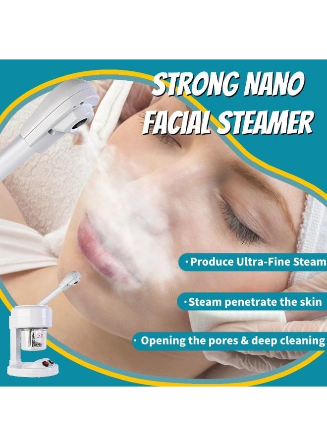 Excefore جهاز بخار الوجه الأوزون المحمول 3 في 1 - مرطب شخصي وجهاز بخار للزيوت الأساسية مع ذراع دوار - مثالي للاستخدام في المنزل أو الصالون - Image 3