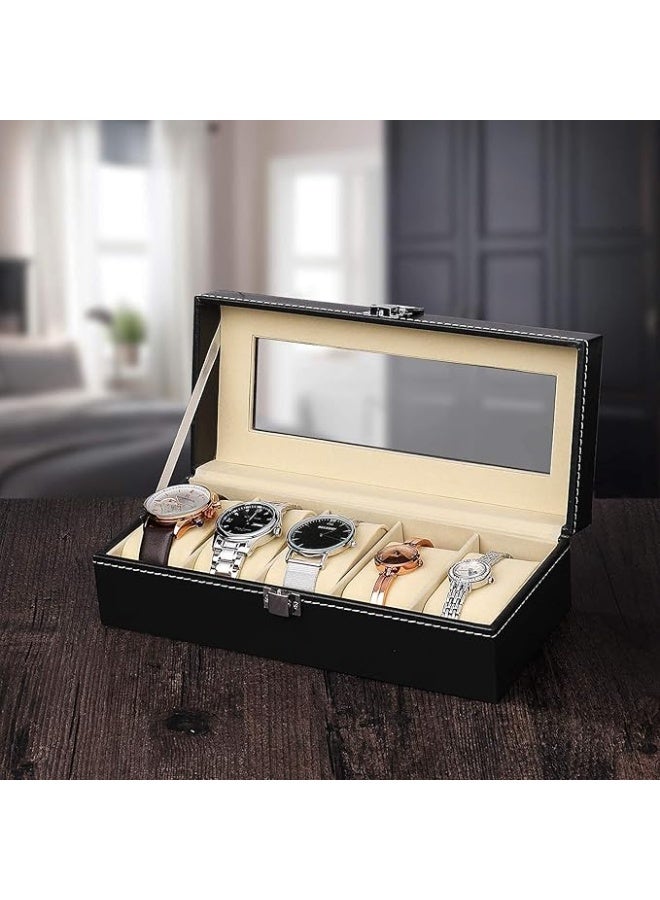 بادوم صندوق الساعات الجلدية - Image 1