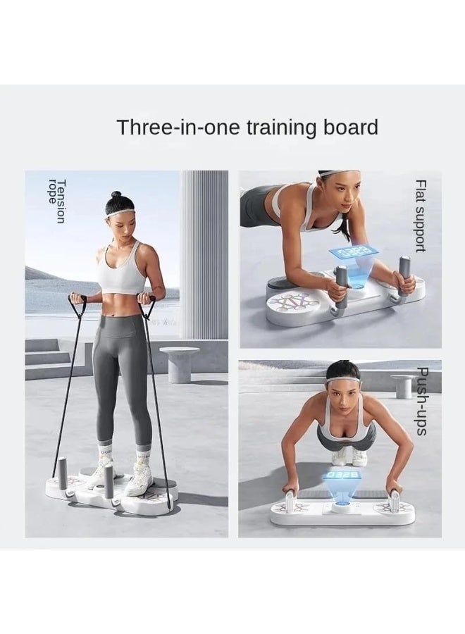 Generic Push Up Fitness Board Multi functional plank support muscle training artifact with Timer & Nonslip Grip  - Image 3