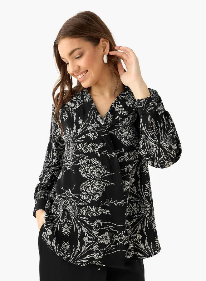 Splash FAV Shirt with Floral Print