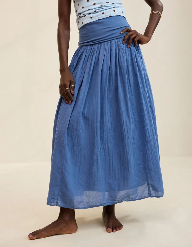 Aerie  Aerie At The Barre Convertible Maxi Skirt for Women | Best Price UAE
