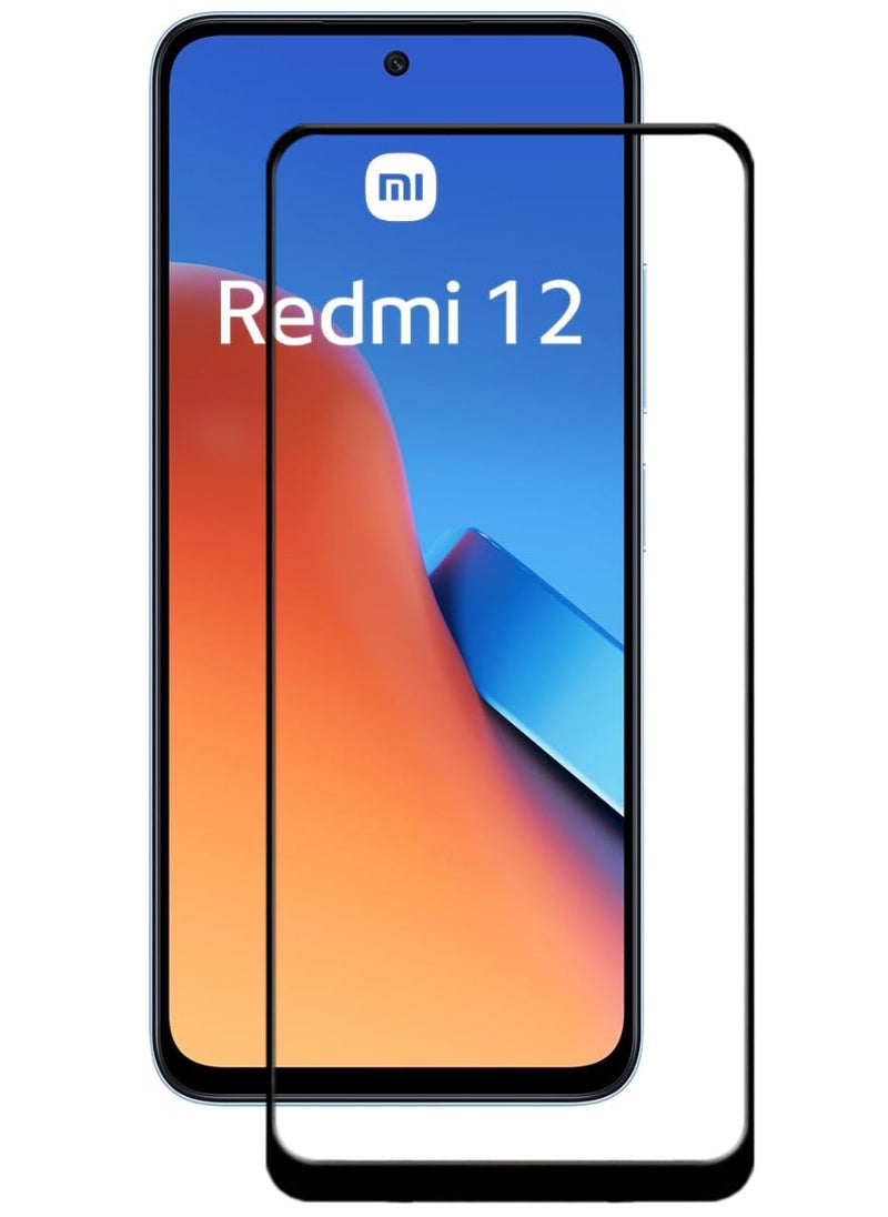 ACLIX Antistatic ESD Dustproof Premium Quality High Definition Tempered Glass Screen Protector Designed For Xiaomi Redmi 12 - Image 1