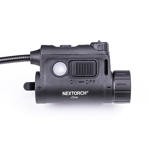 NEXTORCH Rstar Tactical Helmet Light Military with IR Survival Signal Light Helmet Accessories Mount ARC Guide Rails Webbing Clips Magic Stickers Lightweight Helmet Light - Image 3
