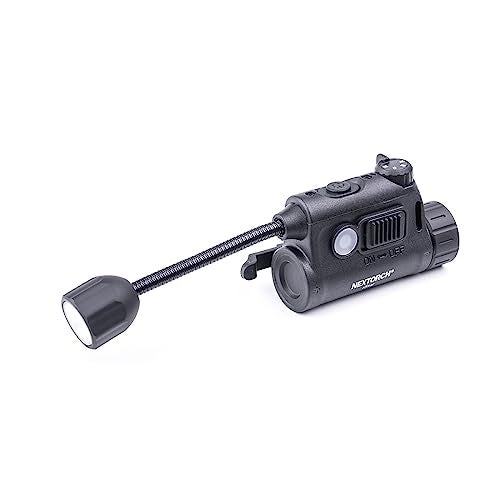 NEXTORCH Rstar Tactical Helmet Light Military with IR Survival Signal Light Helmet Accessories Mount ARC Guide Rails Webbing Clips Magic Stickers Lightweight Helmet Light - Image 1