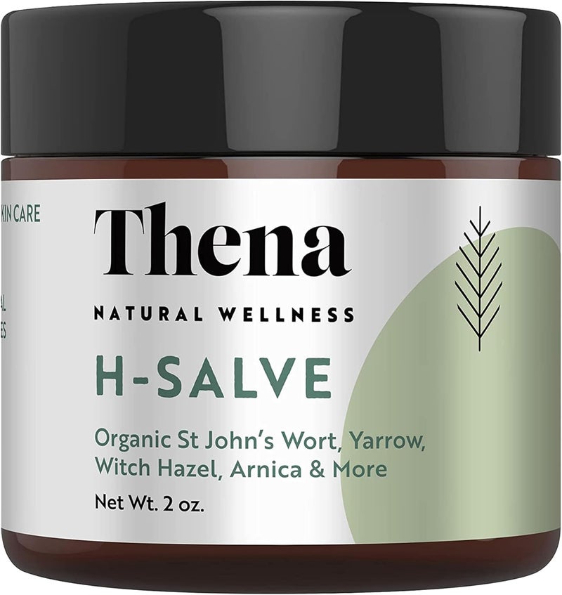 THENA Natural Wellness Intense Hemorrhoid Treatment 100% Natural Hemorrhoid Cream & Fissure Ointment Control Organic Lavender Arnica Witch Hazel Fast Healing Maximum Strength, Best with Thena Sitz Bath Soak for Women Men