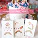 Gooji Unicorn Temporary Tattoos (16 sheets, 32 tattoos) Party Favors and Supplies for Children's Birthday | Fake, Non-Toxic, Skin Safe | Bright, Colorful Designs for Kids, Adults | Easily Removable - Image 3